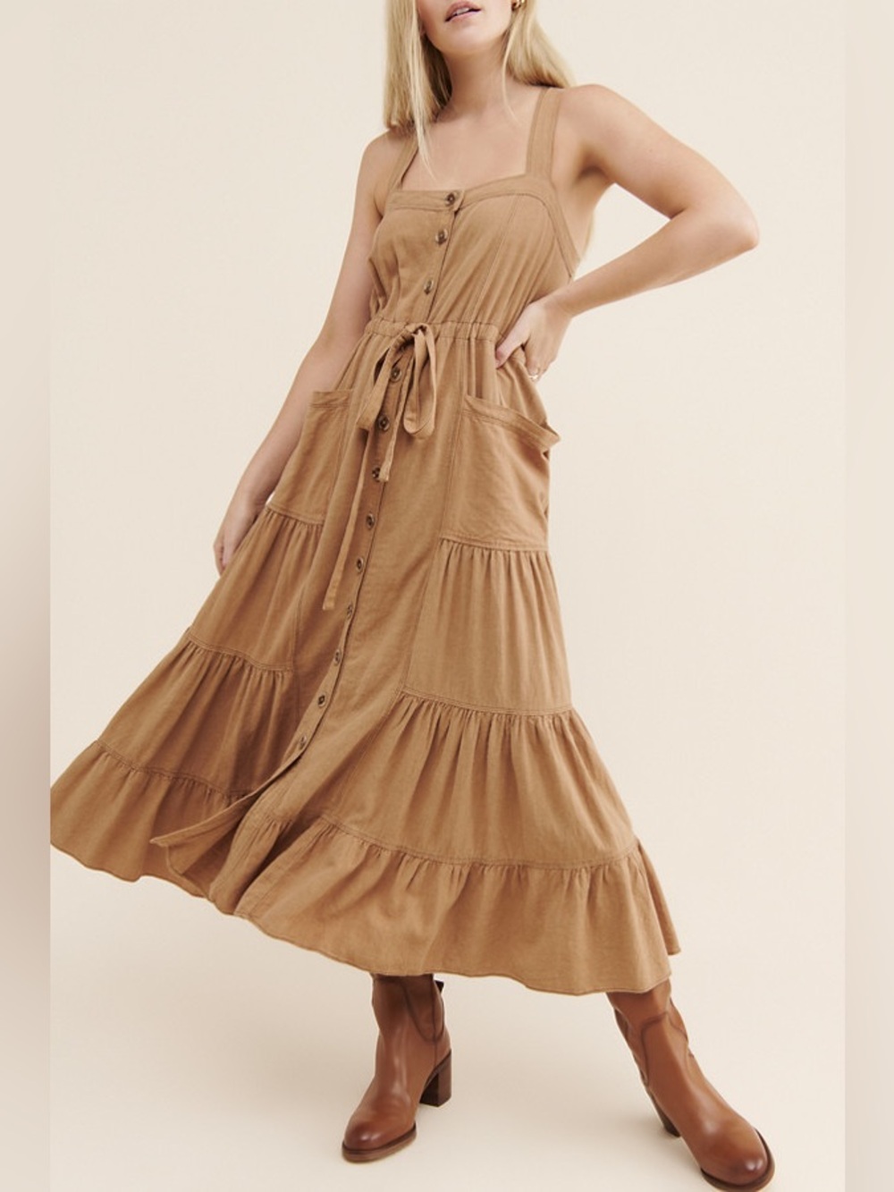 Free People Catch the Breeze Midi Dress - Picture 5 of 13